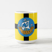 F lag in Wellington City, Neuseeland Magnet Kaffeetasse (Mittel)