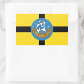 F lag in Wellington City, Neuseeland Magnet Rechteckiger Aufkleber (Tasche)