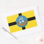 F lag in Wellington City, Neuseeland Magnet Rechteckiger Aufkleber (Umschlag)