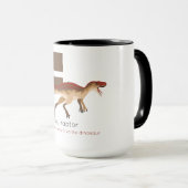 F like Fukuiraptor Mug Tasse (VorderseiteRechts)