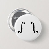 F-Löcher Schnur-Instrumentknopf Button (Vorne & Hinten)