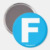 F MAGNET (Vorderseite/Rückseite)