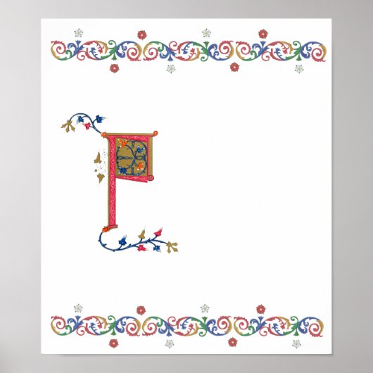 F mittelalterliches Poster (Vorne)