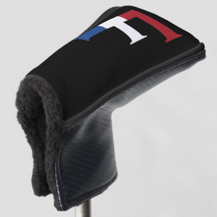 F Monogram überlagert sich auf der NLD-Flagge auf  Golf Headcover