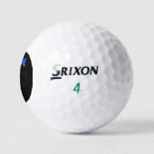 F Monogram überlagert sich auf der schottischen Fl Golfball (Logo)