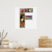 F Monogramm Erstellen Sie Ihre eigene 6 benutzerde Poster (Küche)