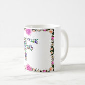 F Monogramm Kaffeetasse (VorderseiteRechts)