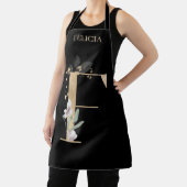 F Monogramm Personalisierte florale Schürze (InSitu)