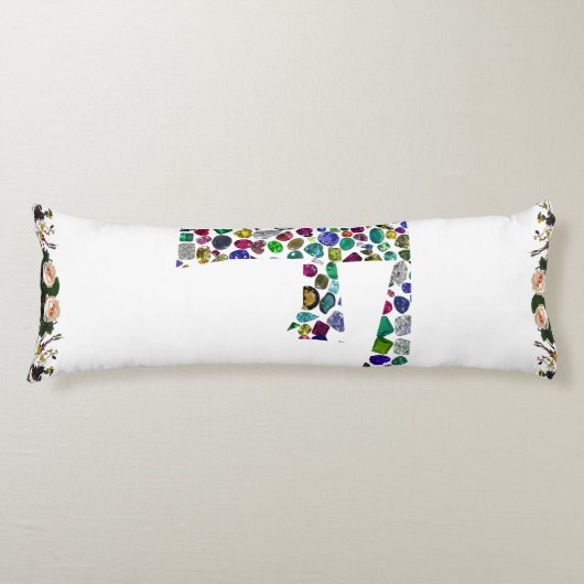 F Monogramm Seitenschläferkissen (Vorderseite)