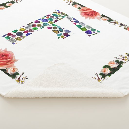 F Monogramm Sherpadecke (3/4)