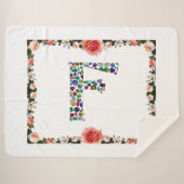 F Monogramm Sherpadecke (Vorderseite (Horizontal))