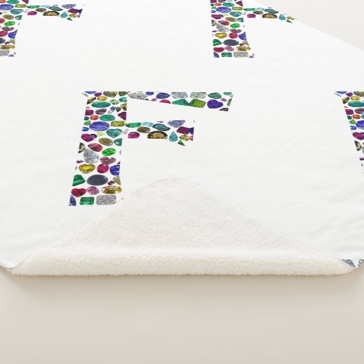 F Monogramm Sherpadecke (3/4)