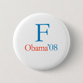 F OBAMA BUTTON (Vorderseite)