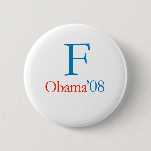 F OBAMA BUTTON (Vorderseite)