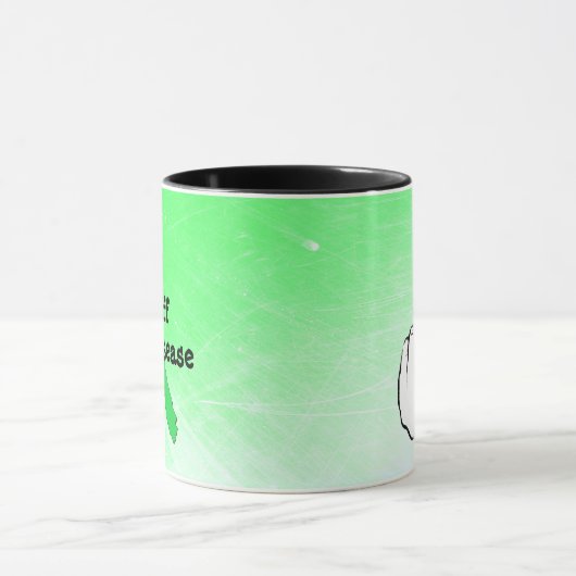 F Off Lyme Disease Coffee Tasse (Zentrum)