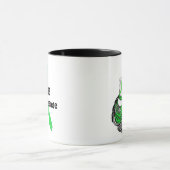F Off Lyme Disease Coffee Tasse (Zentrum)