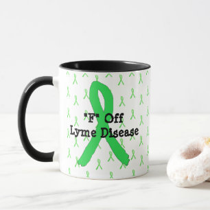 F Off Lyme Disease Coffee Tasse
