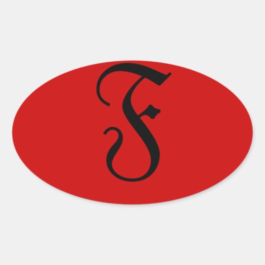 F OVALER AUFKLEBER (Vorderseite)