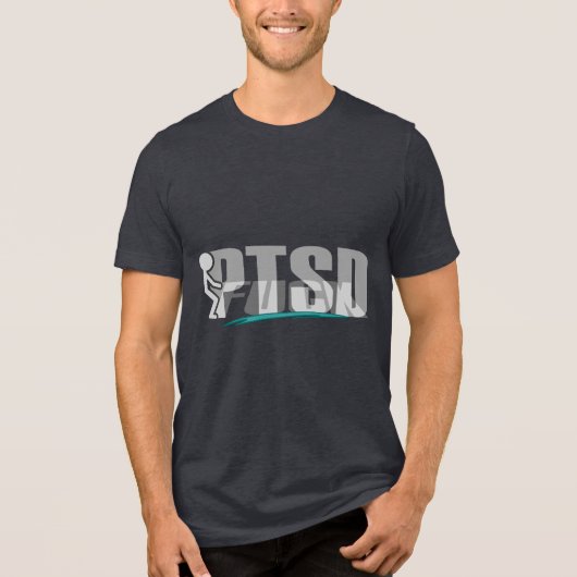 F PTSD Tri-Blend SHIRT (Vorderseite)