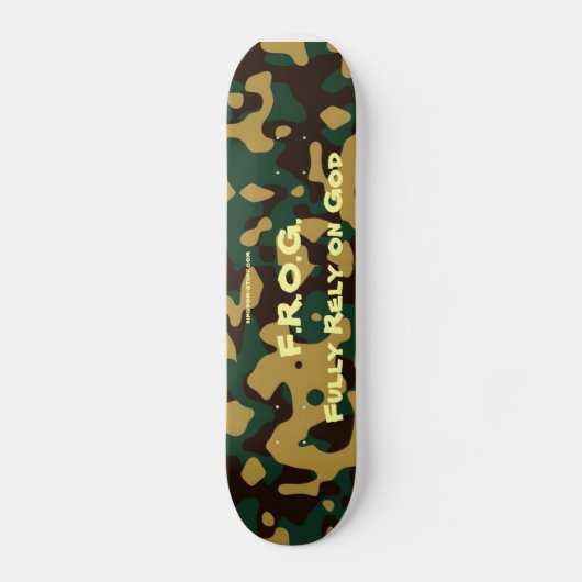 F.R.O.G. FROSCH SKATEBOARD (Vorderseite)