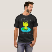 F.R.O.G Fully Rely On God Christian Amphibian T-Shirt (Vorne ganz)