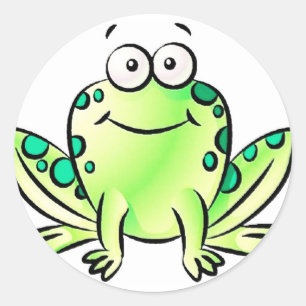 F.R.O.G.I.E. BAUEN SIE VÖLLIG AUF GOTT IN ALLES RUNDER AUFKLEBER