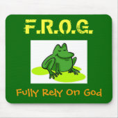 F.R.O.G. MOUSEPAD (Vorne)