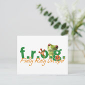 F.R.O.G. Postkarte (Stehend Vorderseite)