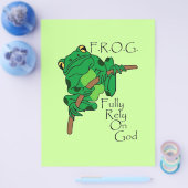 F.R.O.G. setzt auf Gott 1 Flyer (Einzeln)