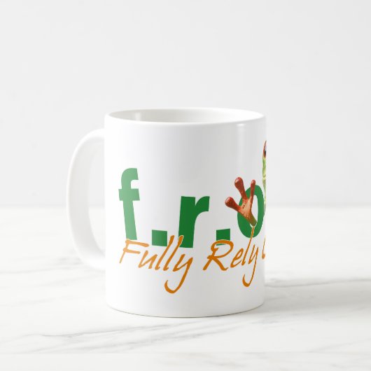 F.R.O.G. Tasse (Vorderseite Links)