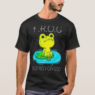 F.R.O.G verlässt sich auf den Christlichen Amphibi T-Shirt