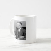 F Scott Fitzgerald "Action is Character" Geschenke Kaffeetasse (Vorderseite Links)