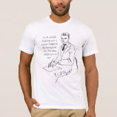 F. Scott Fitzgerald Basic Dark T - Shirt (Vorderseite)