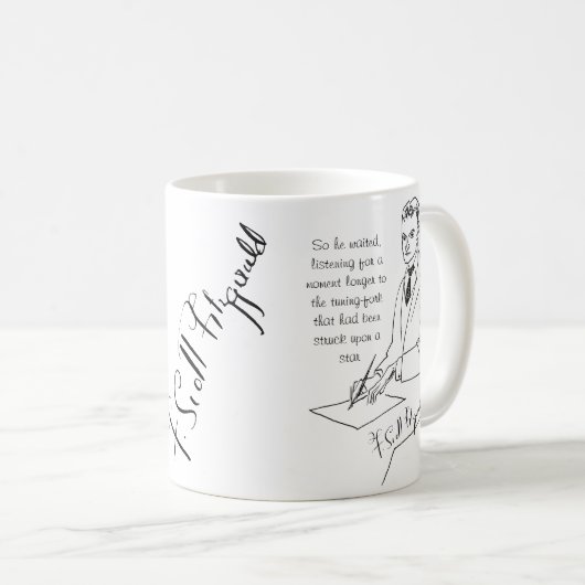 F. Scott Fitzgerald Kaffeetasse (VorderseiteRechts)