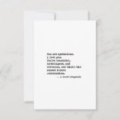 F Scott Fitzgerald Quote Save The Date (Vorderseite)