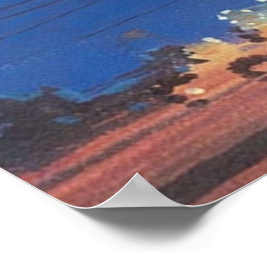 F Scott Fitzgerald The Great Gatsby Poster (Ecke)