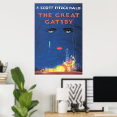 F Scott Fitzgerald The Great Gatsby Poster (Heimbüro)