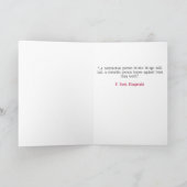F. Scott Fitzgerald Valentine Feiertagskarte (Innenseite)