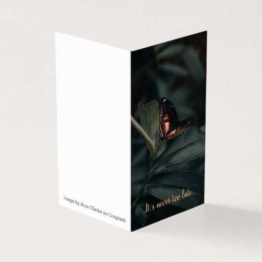 F. Scott Fitzgerald Zitat (Vorderseite)