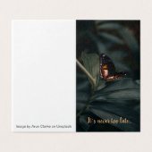 F. Scott Fitzgerald Zitat (Außenseite Aufgefaltet)