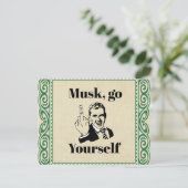 F Sie Muskelpostkarte Postkarte (Stehend Vorderseite)