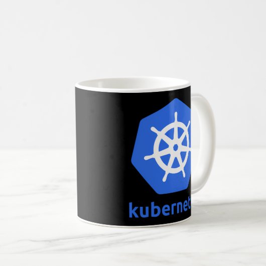 F Situation Kubernetes Grau klein Kaffeetasse (VorderseiteRechts)