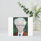 f. Skinner - Ölportrait.2 Postkarte (Stehend Vorderseite)