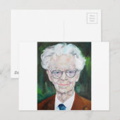 f. Skinner - Ölportrait.2 Postkarte (Vorne/Hinten)