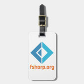 F# Software-Grundlagen-Gepäckanhänger Gepäckanhänger (Vorderseite vertikal)
