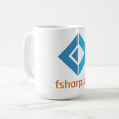 F# Software-Grundlagen-Tasse Kaffeetasse (Vorderseite Links)