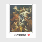 F. Solimena - Aurora Einnahme von Tithonus Verlass Aufkleber (Blatt)