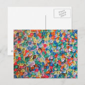 F Stickers Postkarte (Vorne/Hinten)