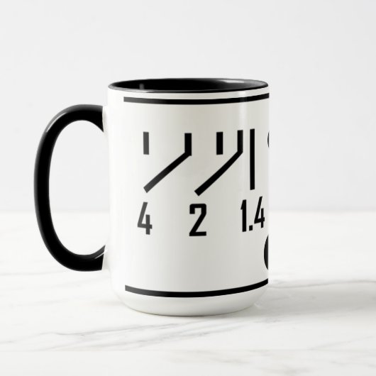 f/stop Strecken-Wecker-Tasse Tasse (Links)