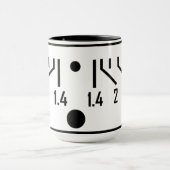 f/stop Strecken-Wecker-Tasse Tasse (Zentrum)